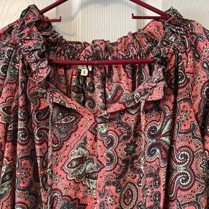 Paani Small Print Blouse in Excellent Condition